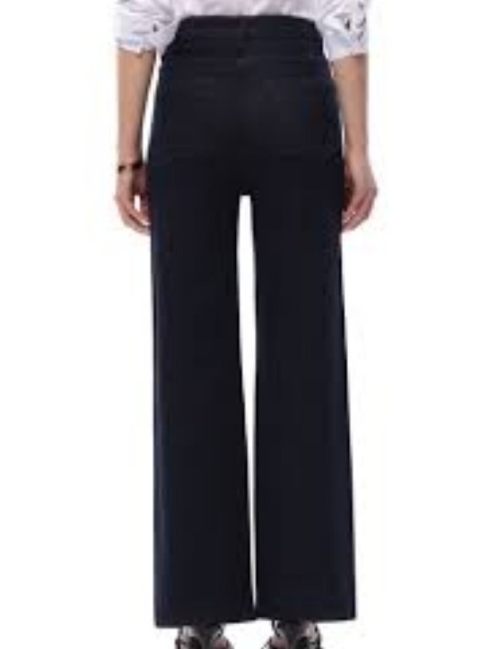 39- NWT RAG & BONE WIDE LEG ELASTIC WAIST JEANS - Picture 4 of 4